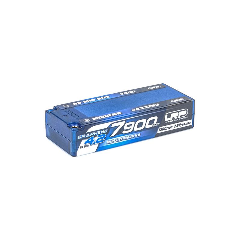 HV Mid Size Modified GRAPHENE-4.2 7900mAh Hardcase aku - 7.6V LiPo - 130C/65C - 1