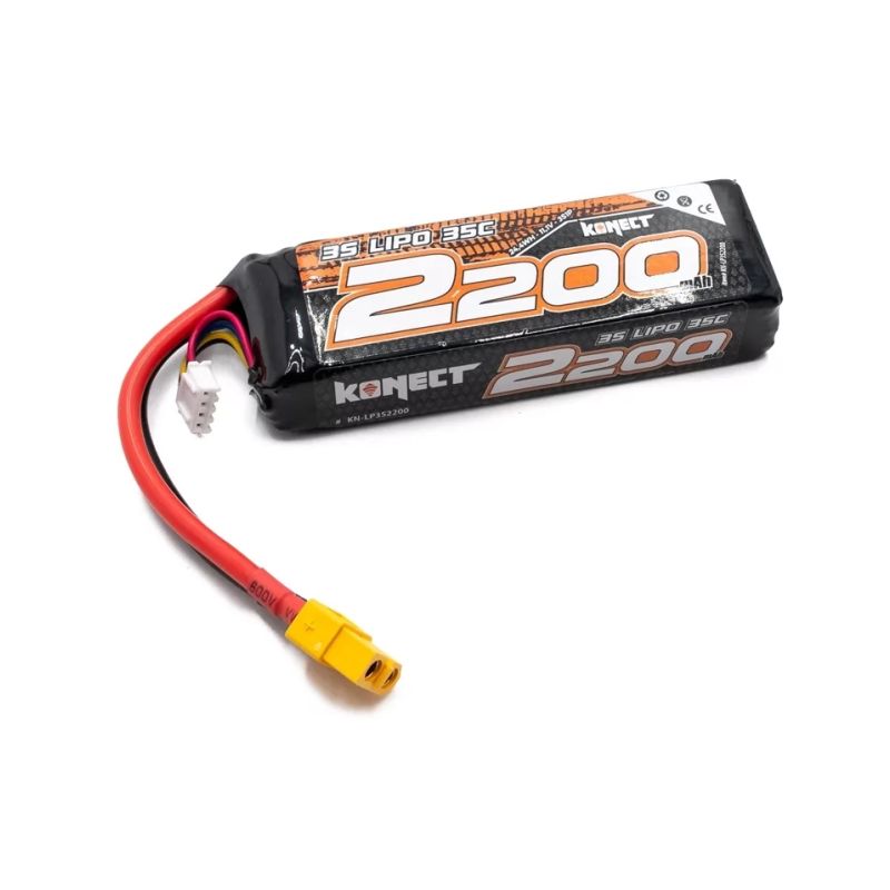 Lipo baterie Konect 2200mAh 11,1V 35C XT60 - 1