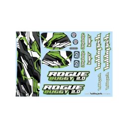Rogue Buggy 2.0 Samolepky zelené - 1