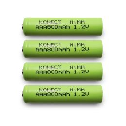 NiMH akumulátory AAA 800mAh (4 ks) s úložným pouzdrem - 2