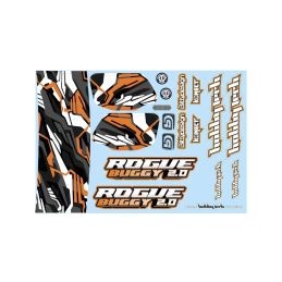 Rogue Buggy 2.0 Samolepky oranžové - 1