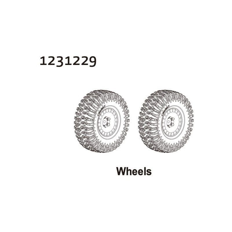 1231229 - Wheel Set CR4.4 PATROL (2) - 1