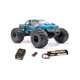 ROGUE TERRA SPORT RTR Brushless Monster Truck 4WD (15kg servo), modrá + aku a nabíječ - 1