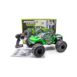 ROGUE TERRA SPORT RTR Brushless Monster Truck 4WD (15kg servo), zelená + aku a nabíječ - 16