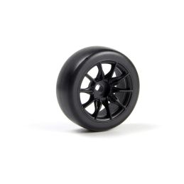 Sada driftových kol vč. pneumatik TSMK5-10 22x11 mm (černá/4 ks) - 1