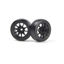 Sada driftových kol vč. pneumatik TSMK5-10 22x11 mm (černá/4 ks) - 2