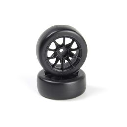 Sada driftových kol vč. pneumatik TSMK5-10 22x11 mm (černá/4 ks) - 3