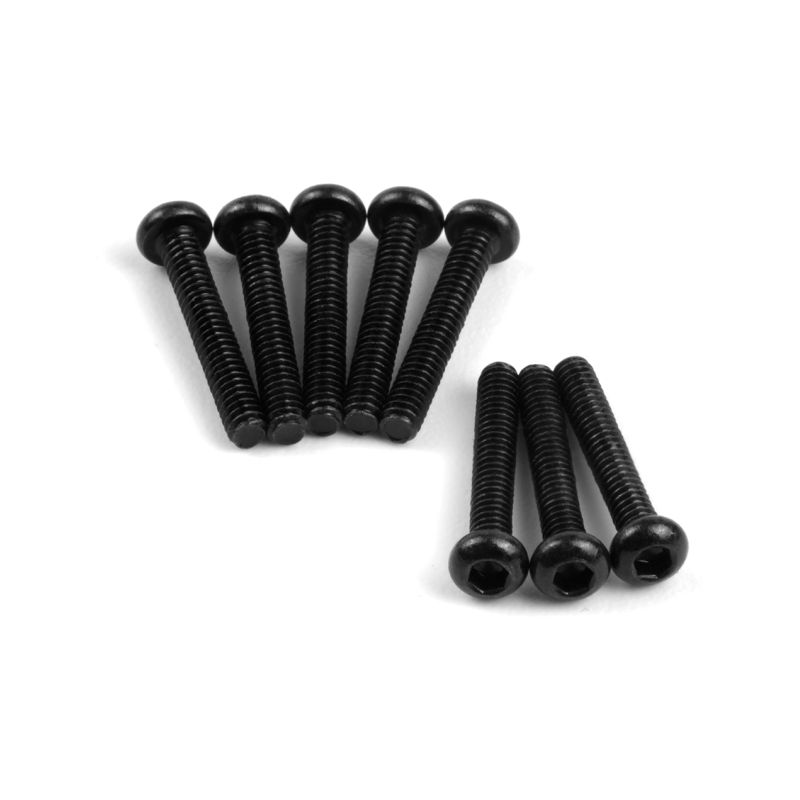 Imbusové šroubky s kulatou hlavou M2 x 12 mm (8 ks) - 1