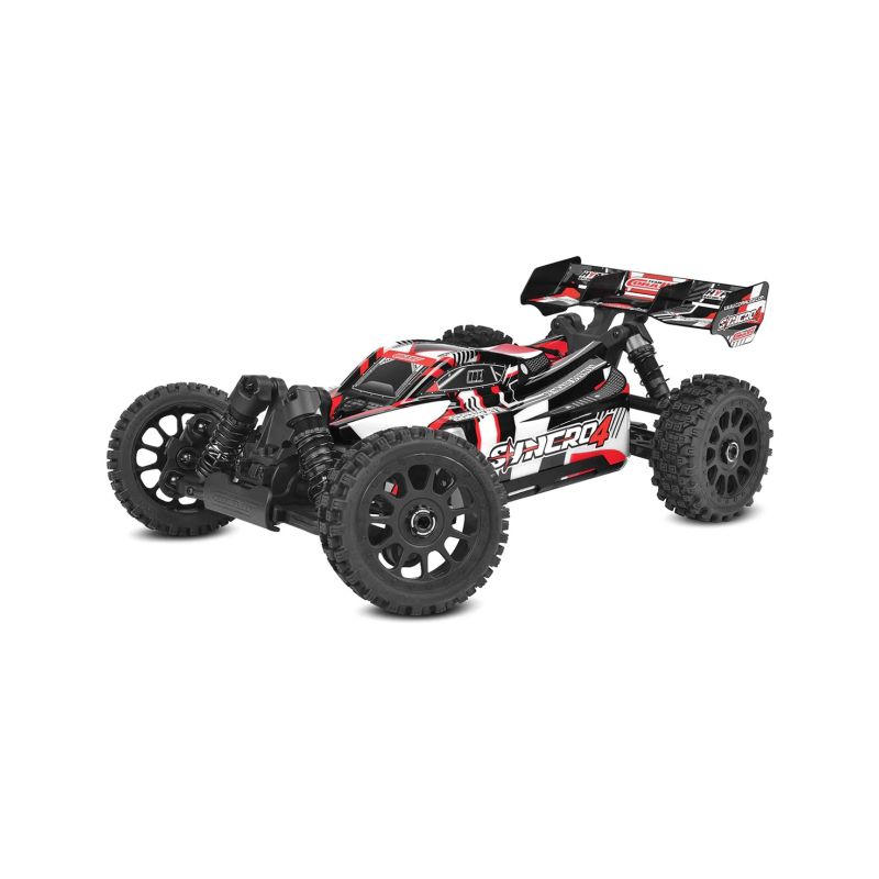 SYNCRO-4 - BUGGY 4WD 3-4S Brushless - RTR - 2026 červená - 1