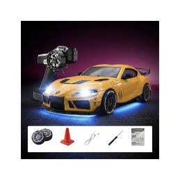 Toyota Supra Drift/Race 1:43 4WD RTR yellow - 6