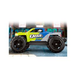 Qbit MT Pro 1/16th Monster Truck - Fluoro Zelený - 6