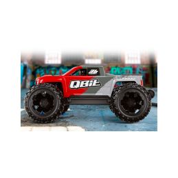 Qbit MT 1/16th Monster Truck - Červený - 6