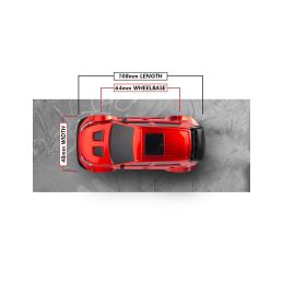 Myte D 1/43 driftové auto – červené - 13