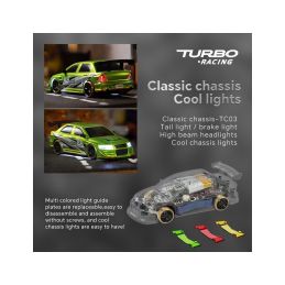 1/76 C66 DRIFT RC Car RTR (zelená) - 5