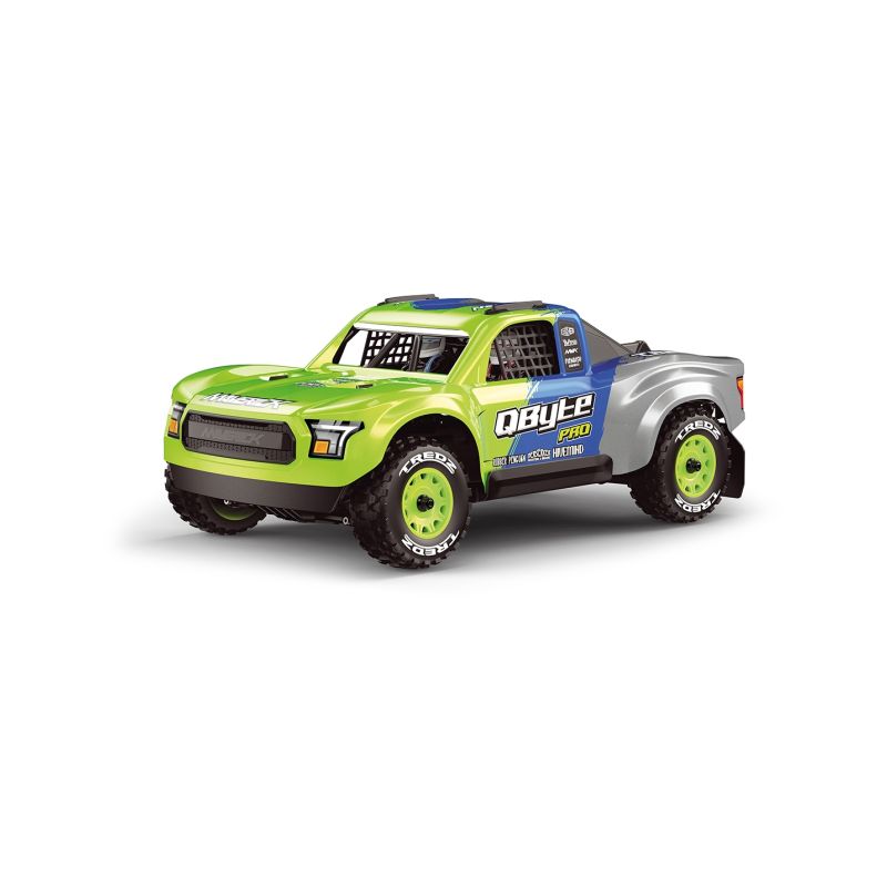 QByte SC Pro 1/12 SC Truck – fluorescenční zelený - 1