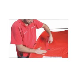 Opravná textilní páska 50 mm x 25 m (červená) - 3