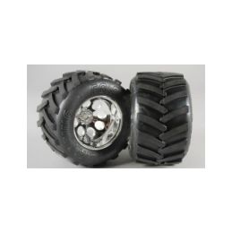 Monster Truck nalepené gumy, S směs, 14mm, 2ks. - 2