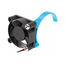 Motor větráček 30x30mm s držákem - modrý - 1