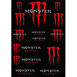 Polepy Monster Energy - red